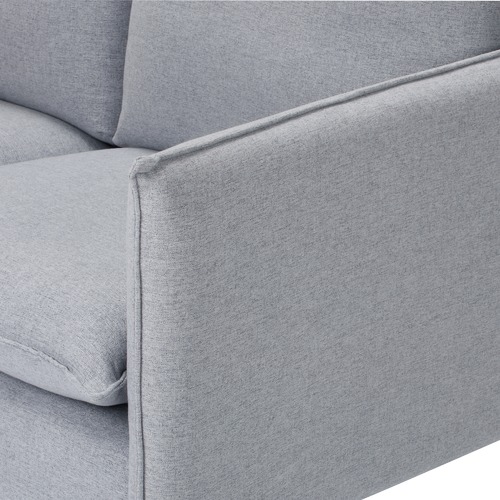 Temple & Webster Moonlight Grey Hampstead 3 Seater Sofa