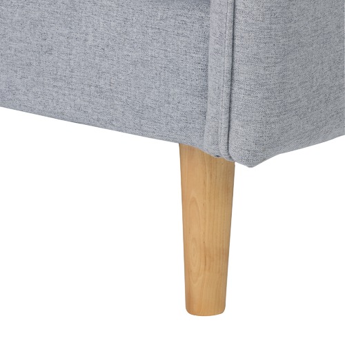 Temple & Webster Moonlight Grey Hampstead 3 Seater Sofa
