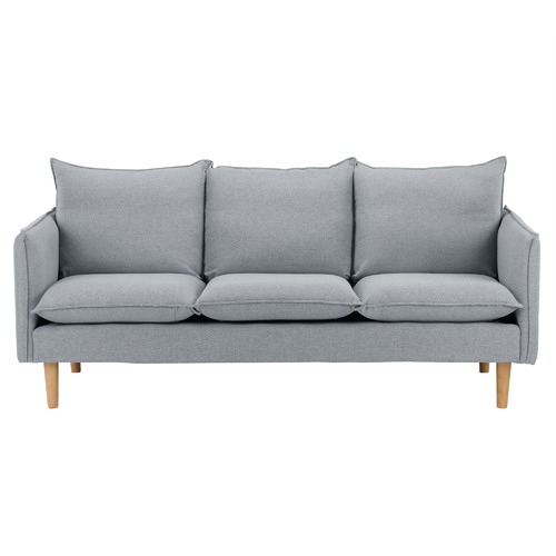 Temple & Webster Moonlight Grey Hampstead 3 Seater Sofa