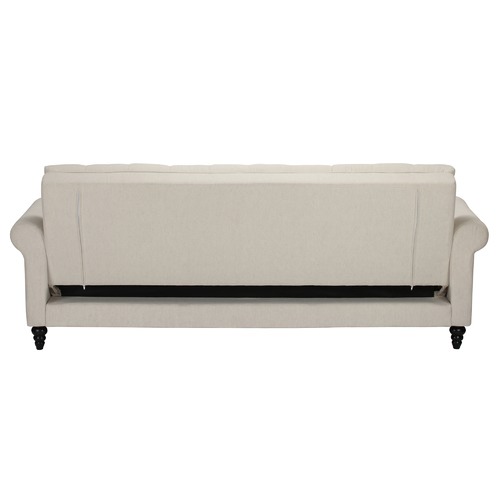 Temple & ster Richmond 3 Seater Linen Chesterfield Sofa Bed