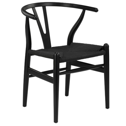 Temple & Webster 4 Seater Thea Dining Table & Wishbone Chairs Set