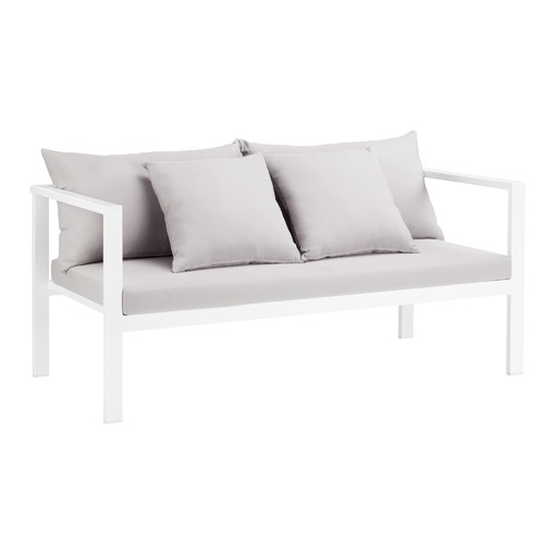 Temple & Webster Felix 4 Seater Aluminium Outdoor Sofa Set