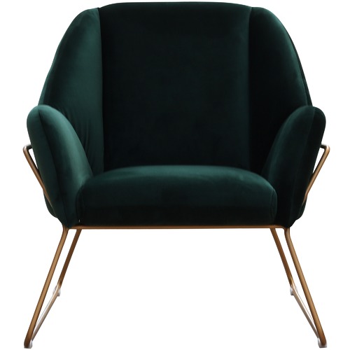 marco luxe velvet armchair