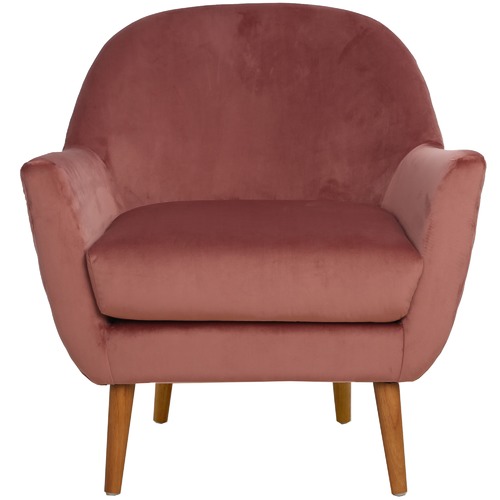 Temple & Webster Olivia Velvet Quilted Armchair