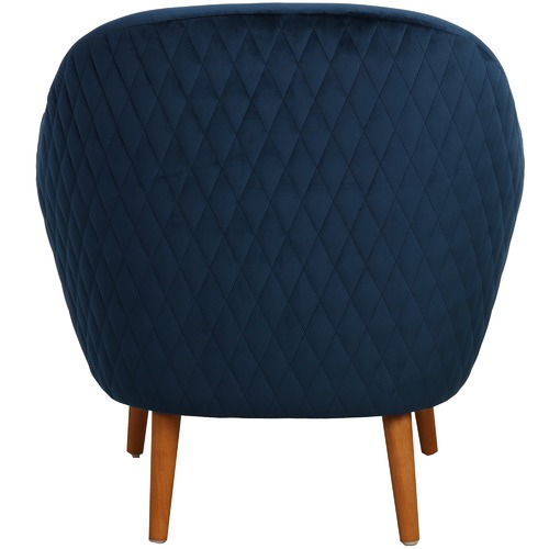 Temple & Webster Olivia Velvet Quilted Armchair