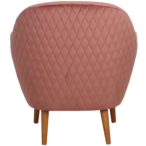 Temple & Webster Olivia Velvet Quilted Armchair