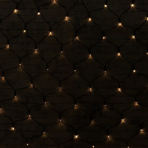 150 Warm White LED Solar Net Lights