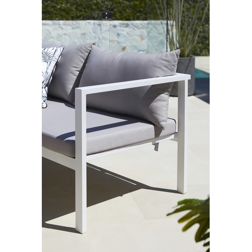 Temple & Webster Felix 4 Seater Aluminium Outdoor Sofa Set
