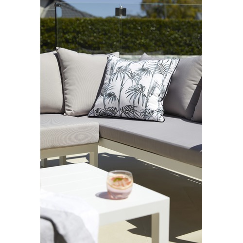 Temple & Webster Felix 4 Seater Aluminium Outdoor Sofa Set