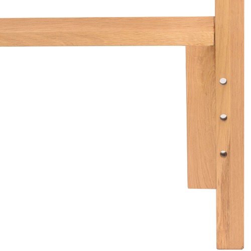 Temple & Webster Daintree Oak & Rattan Queen Bedhead