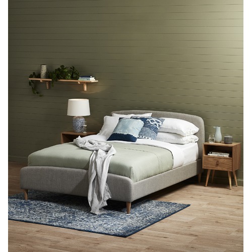Temple & Webster White Vintage Wash Pure Linen Quilt Cover Set