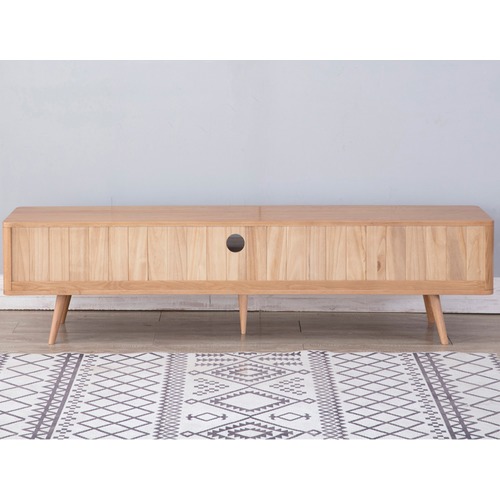 Temple & Webster Eden Oak 2m Large Entertainment Unit