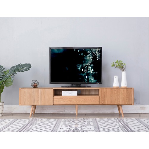 Temple & Webster Eden Oak 2m Large Entertainment Unit