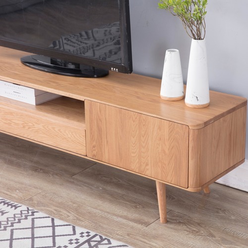 Temple & Webster Eden Oak 2m Large Entertainment Unit