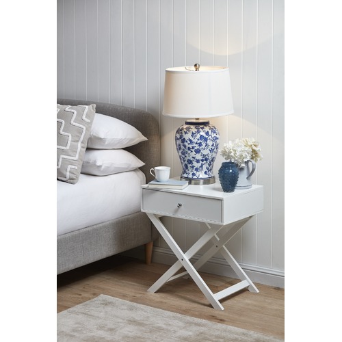 Temple & Webster White Vintage Wash Pure Linen Quilt Cover Set