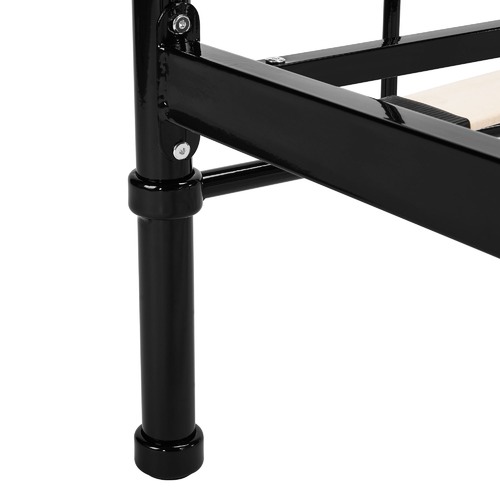 Temple & Webster Black Bailey Metal Bed Frame