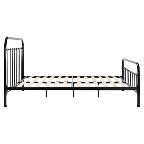 Temple & Webster Black Bailey Metal Bed Frame