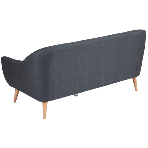 Temple & Webster Dark Grey Bryson 3 Seater Sofa