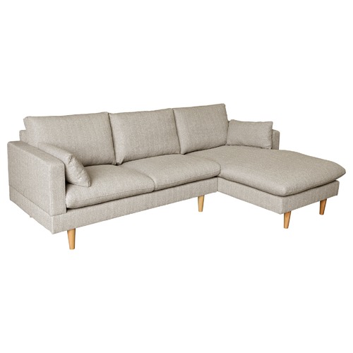 Temple & Webster Sand Silas Sofa with Right Chaise