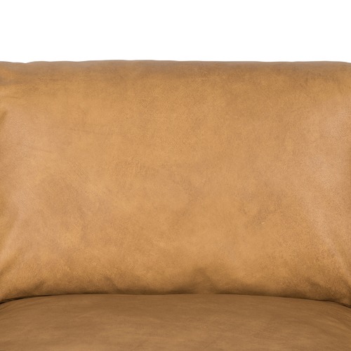 Temple & Webster Carson 3 Seater Italian Leather Sofa