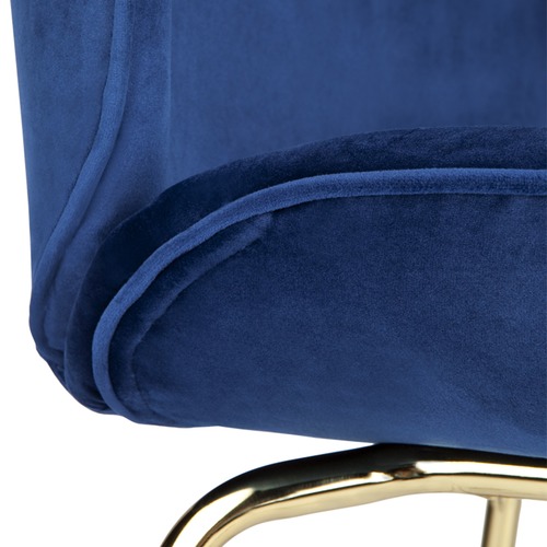 Temple & Webster Quill Velvet Barstool
