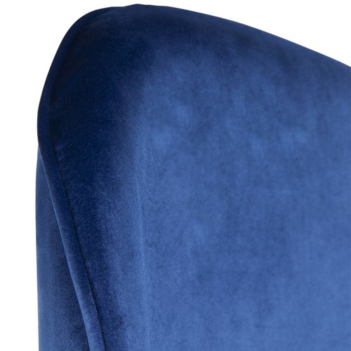 Temple & Webster Quill Velvet Barstool