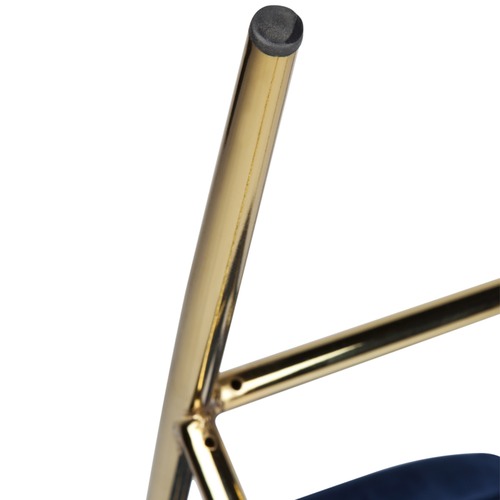Temple & Webster Quill Velvet Barstool