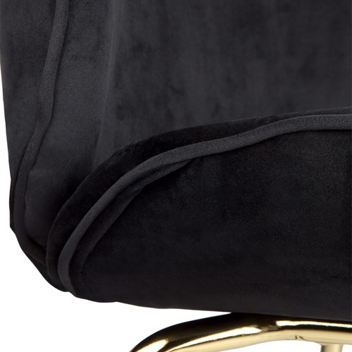 Temple & Webster Quill Velvet Barstool
