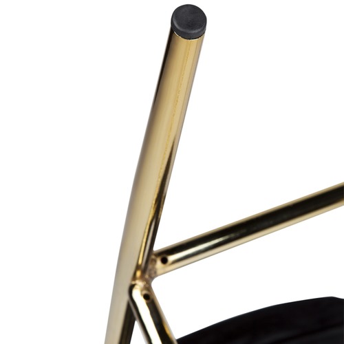 Temple & Webster Quill Velvet Barstool