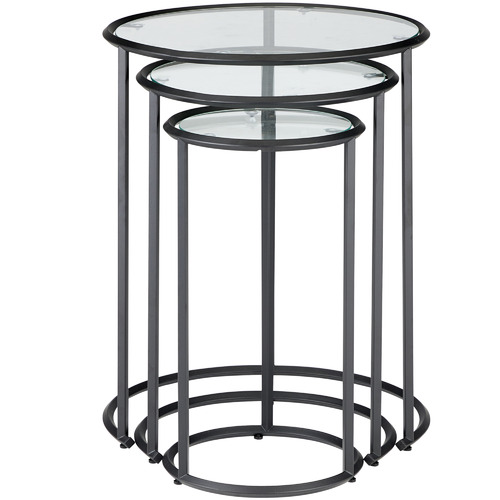 Temple & Webster 3 Piece Riverside Nesting Side Tables Set