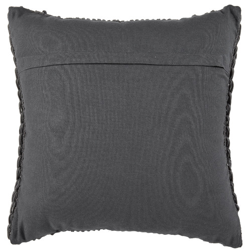 Temple & Webster Charcoal Lela Cotton Cushion