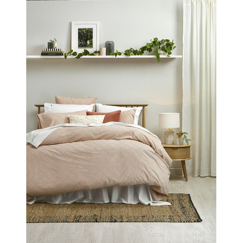 Temple & ster Blush Jett Cotton Quilt Cover Set & Reviews