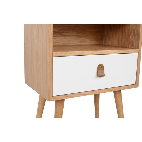Temple & ster White Oak Luna Bedside Table