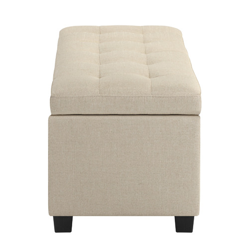 Temple & Webster Emily Upholstered Storage Ottoman