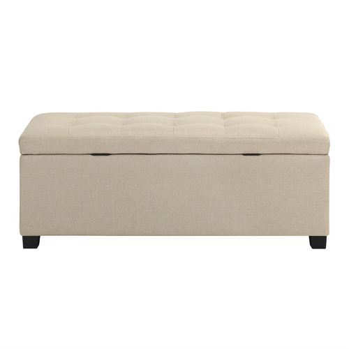 Temple & Webster Emily Upholstered Storage Ottoman