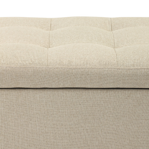 Temple & Webster Emily Upholstered Storage Ottoman