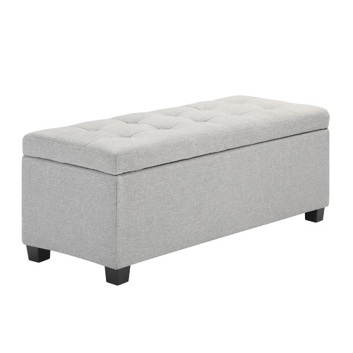 Temple & Webster Emily Upholstered Storage Ottoman