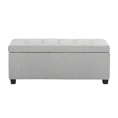 Temple & Webster Emily Upholstered Storage Ottoman