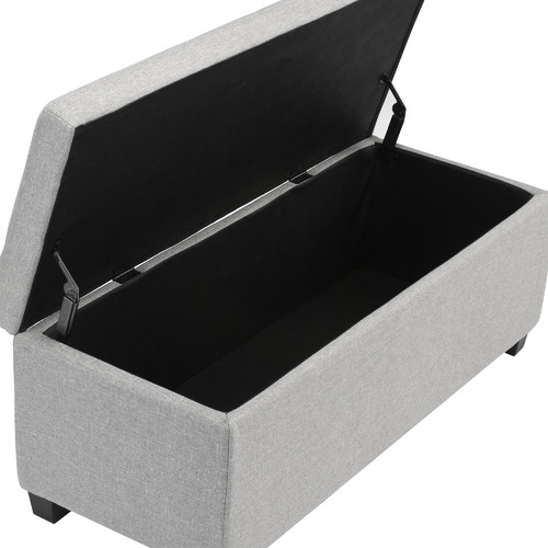 Temple & Webster Emily Upholstered Storage Ottoman