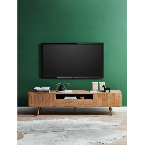 Temple & Webster Eden Oak 2m Large Entertainment Unit