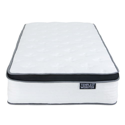 Temple Webster Chiro Plush Euro Top Foam Coil Mattress Reviews