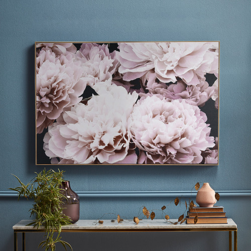 Temple & Webster Floral Blooms Framed Canvas Wall Art