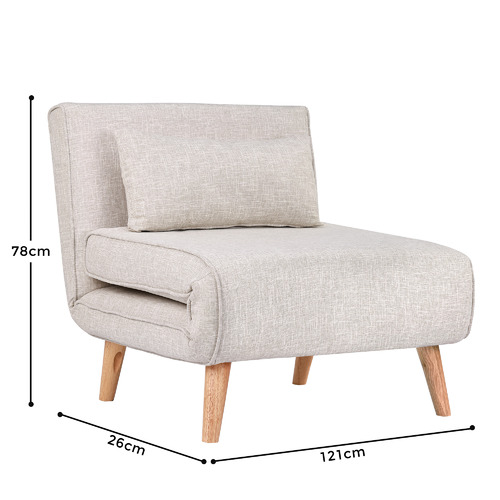 Temple & Webster Aero Single Sofa Bed