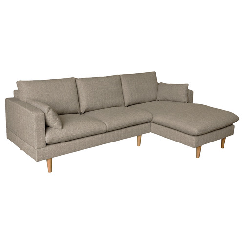 Temple & Webster Sand Silas Sofa with Right Chaise