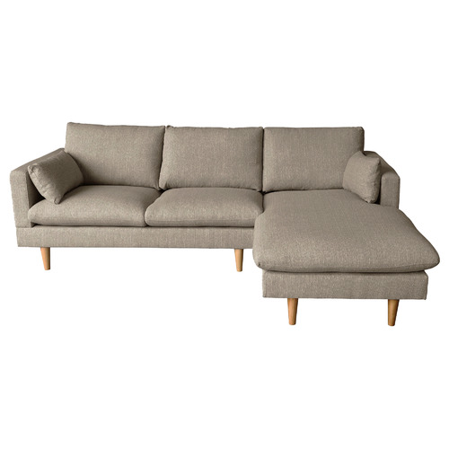 Temple & Webster Sand Silas Sofa with Right Chaise