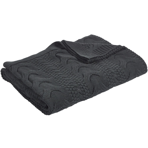 Askel Cable Knitted Cotton Throw