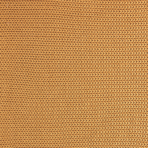 Temple & Webster Mustard Pom Pom Knitted Cotton Throw