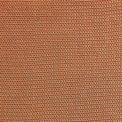 Temple & Webster Rust Pom Pom Knitted Cotton Throw