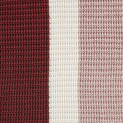Temple & Webster Clay Stripe Knitted Cotton Throw