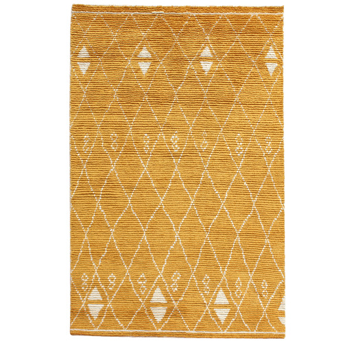 Temple & Webster Marigold Ostin Hand-Knotted Wool Rug
